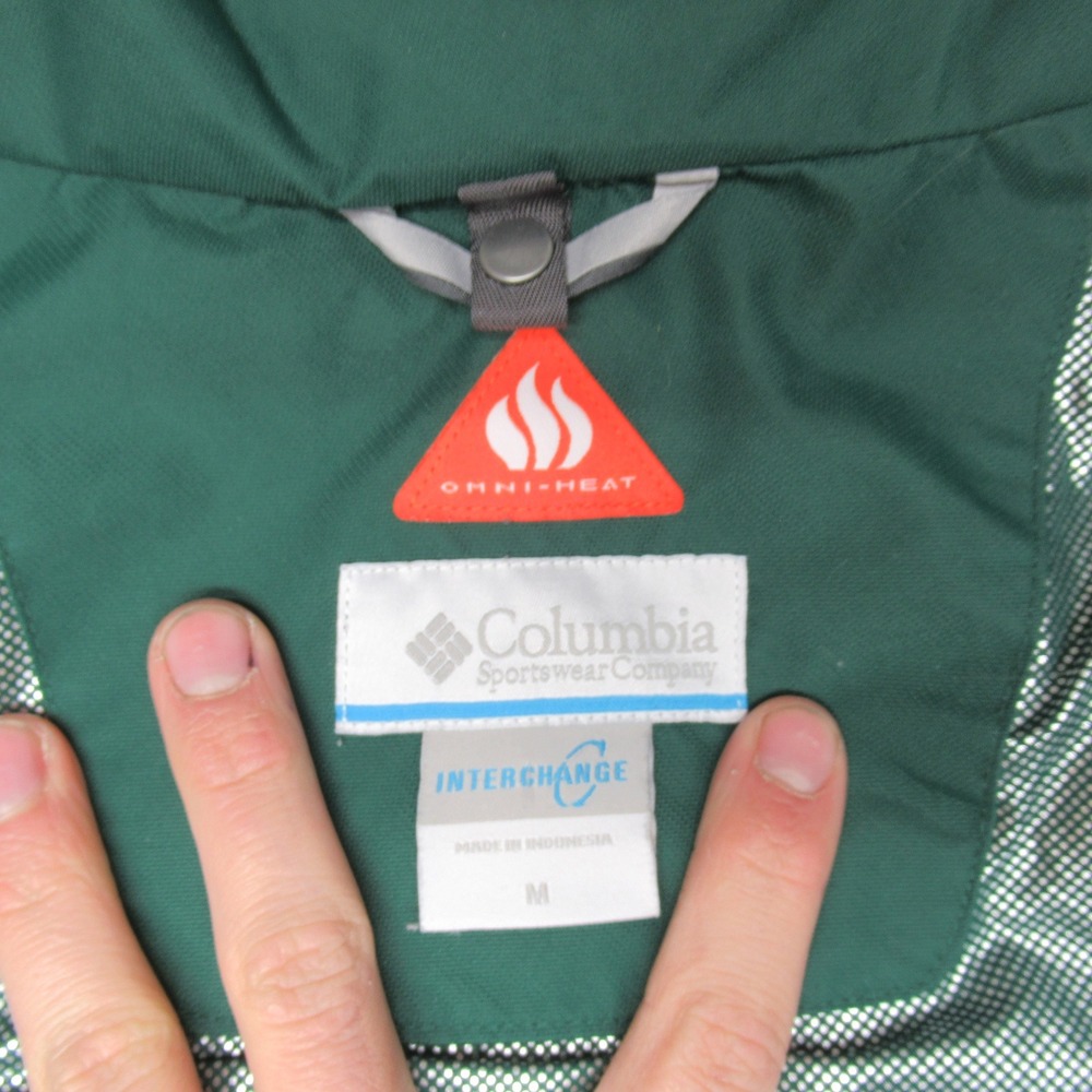Columbia Jacket Womens Medium Green Omni-Heat Waterproof‎ Hooded  3in1 Shell - Picture 3 of 12